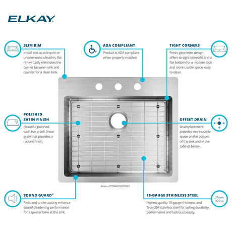 Elkay ECTSRAD25226TBG3
