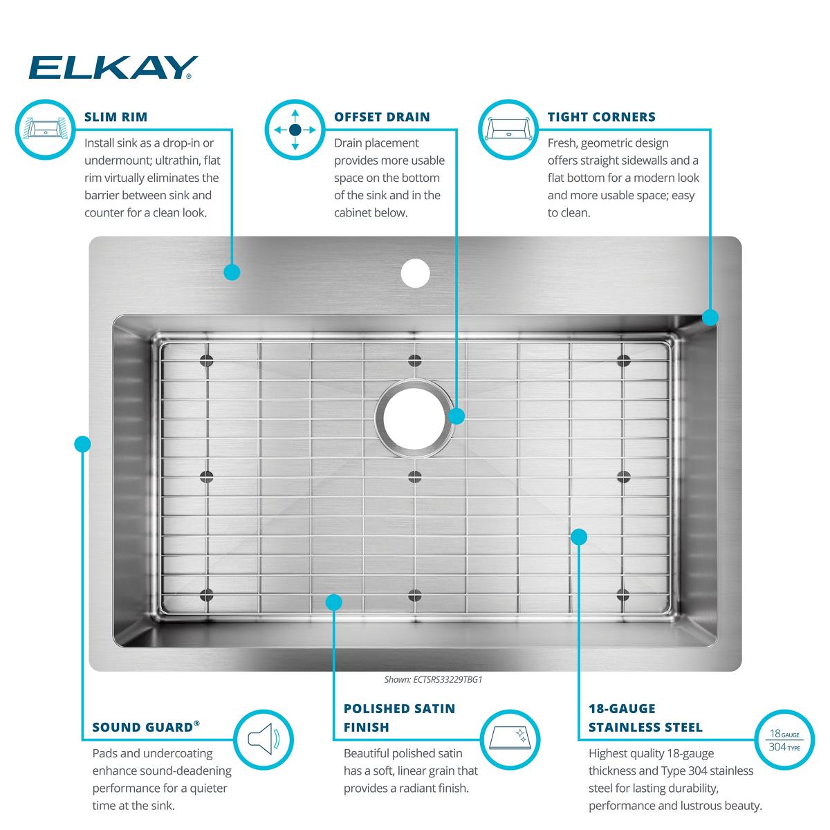 Elkay ECTSRS33229TBG2