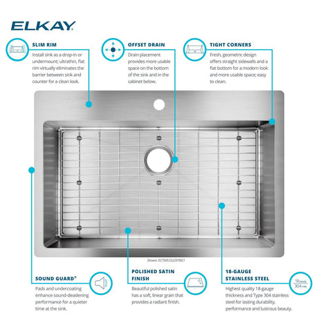 Elkay ECTSRS33229TBG4