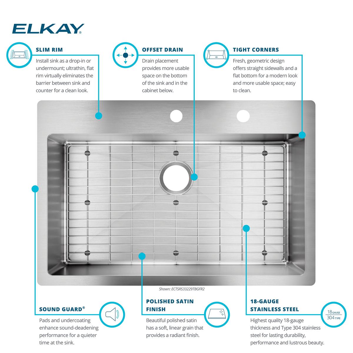 Elkay ECTSRS33229TBGFR2