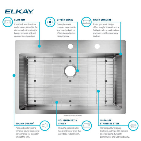 Elkay ECTSRS33229TBGFR2