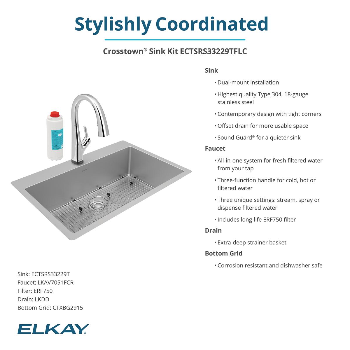 Elkay ECTSRS33229TFLC