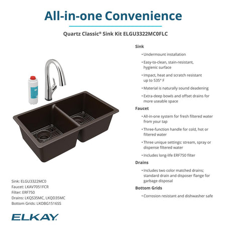 Elkay ELGU3322MC0FLC