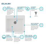 Elkay ELGAD2522PDWH0