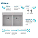 Elkay ELGAD3322PDGS0