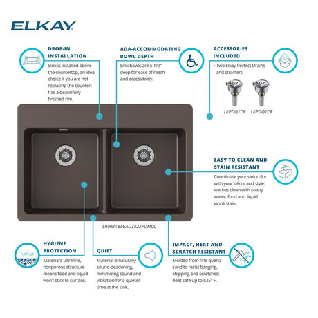 Elkay ELGAD3322PDMC0
