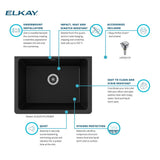 Elkay ELGU251912PDBK0