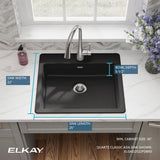 Elkay ELGAD2522PDBK0