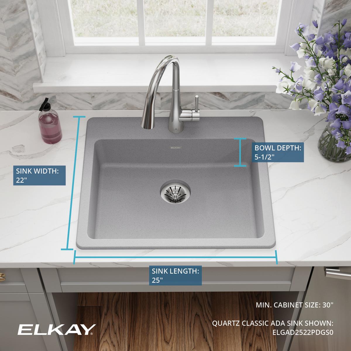 Elkay ELGAD2522PDGS0