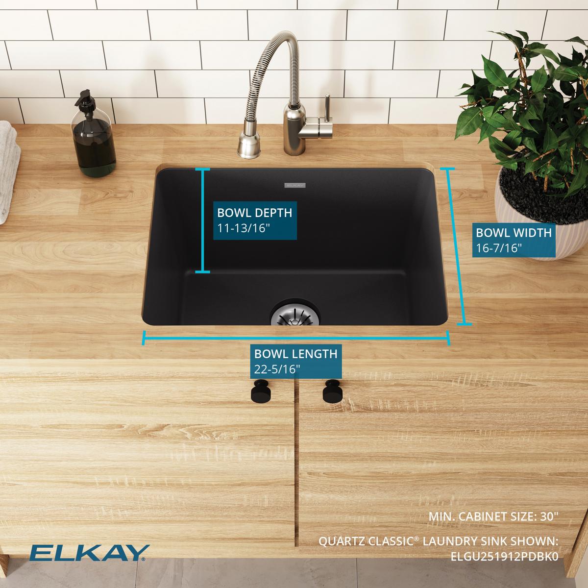 Elkay ELGU251912PDBK0