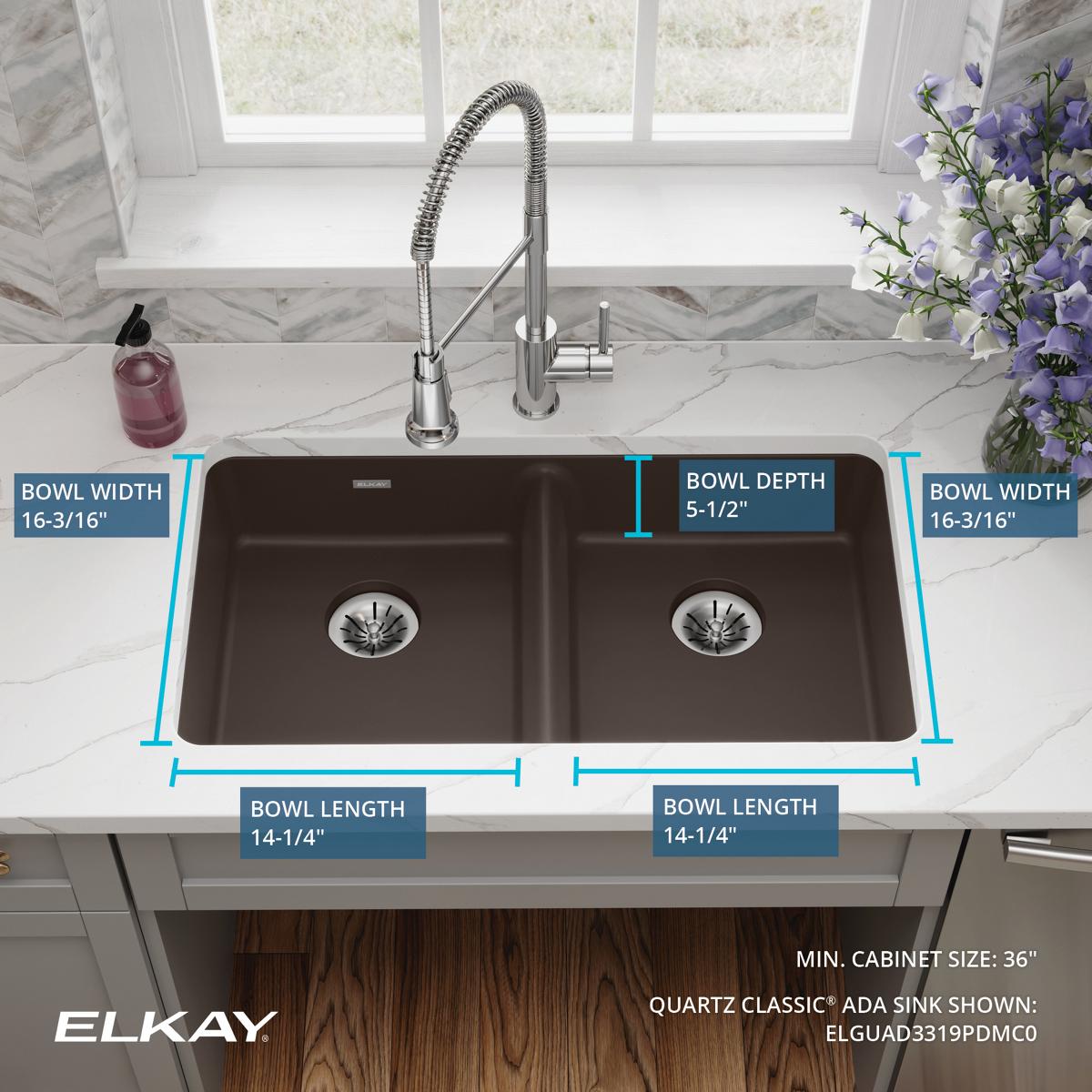 Elkay ELGUAD3319PDMC0