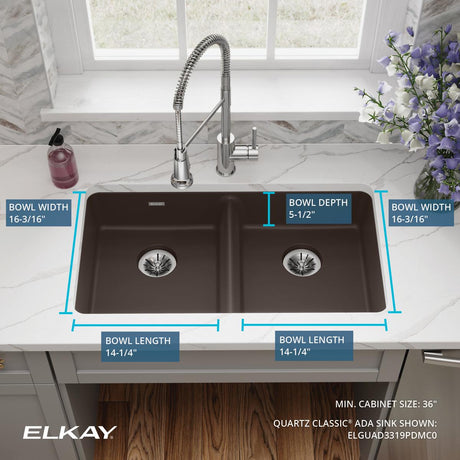 Elkay ELGUAD3319PDMC0