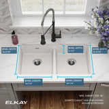 Elkay ELGUAD3319PDWH0