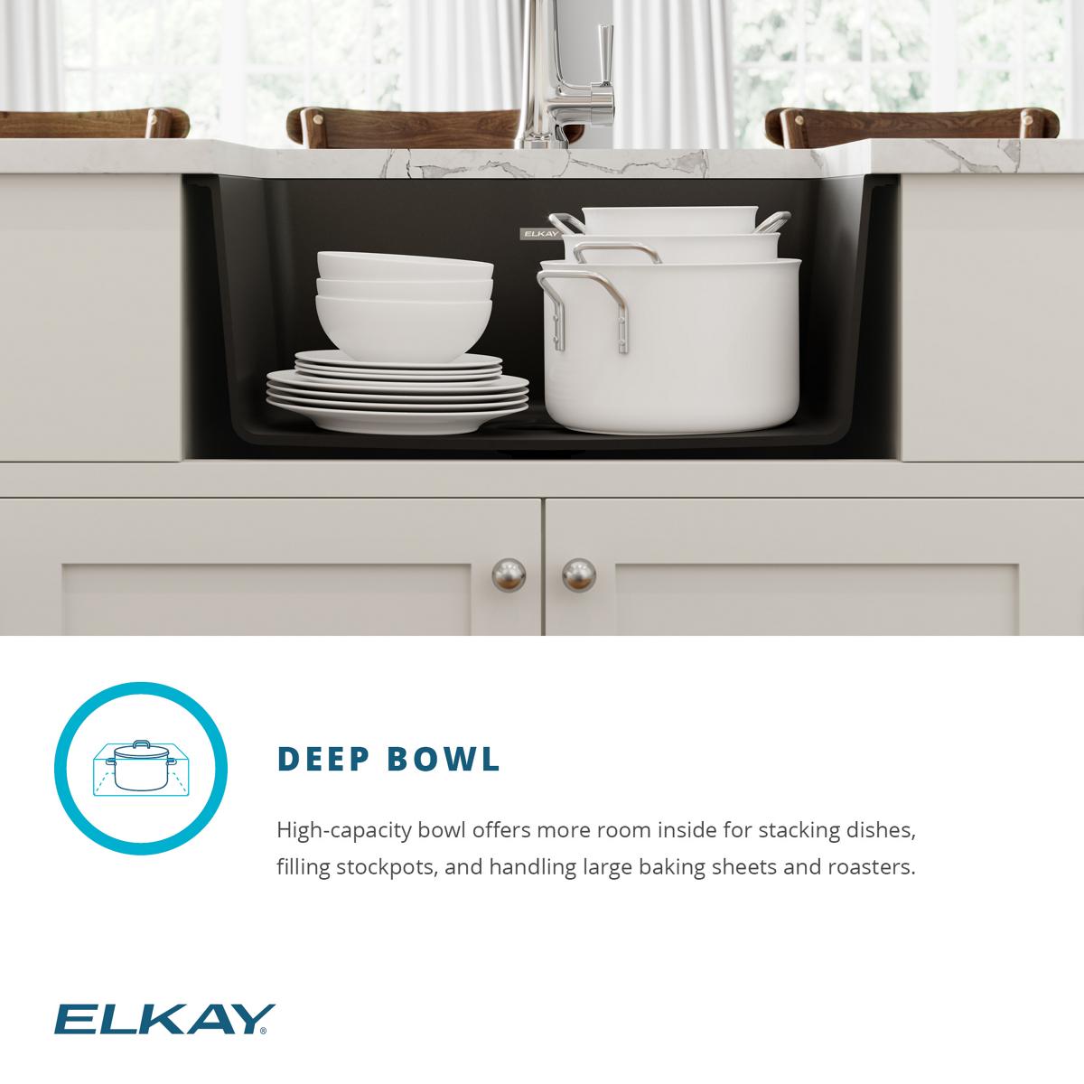 Elkay ELGU2522BK0FLC