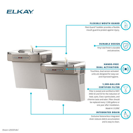 Elkay LZOOSTL8LC