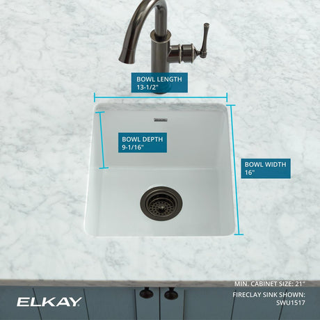 Elkay SWU1517WH