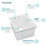 Elkay SWU1517WH