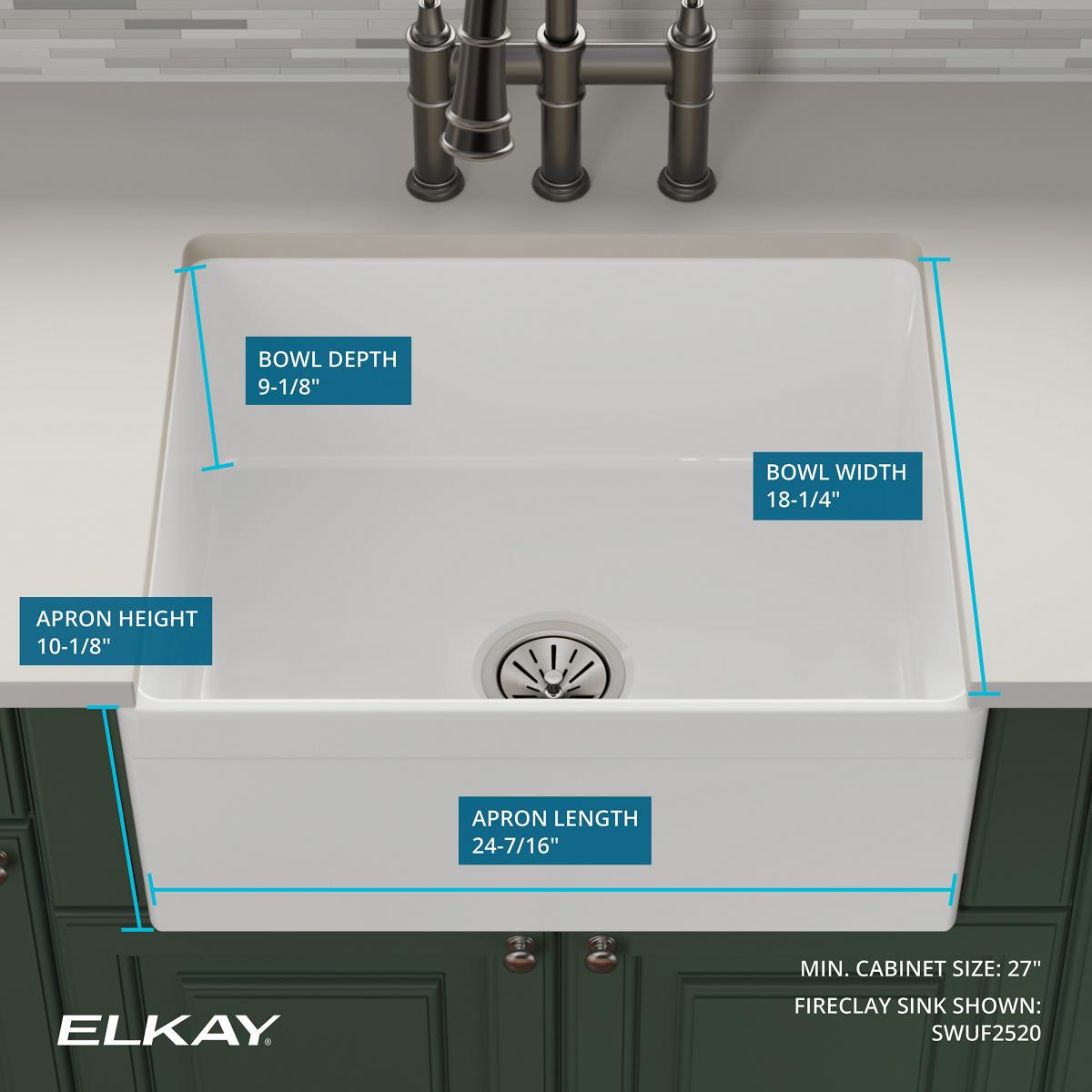 Elkay SWUF2520WH