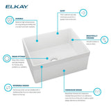 Elkay SWUF2520WH