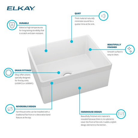 Elkay SWUF2520WH