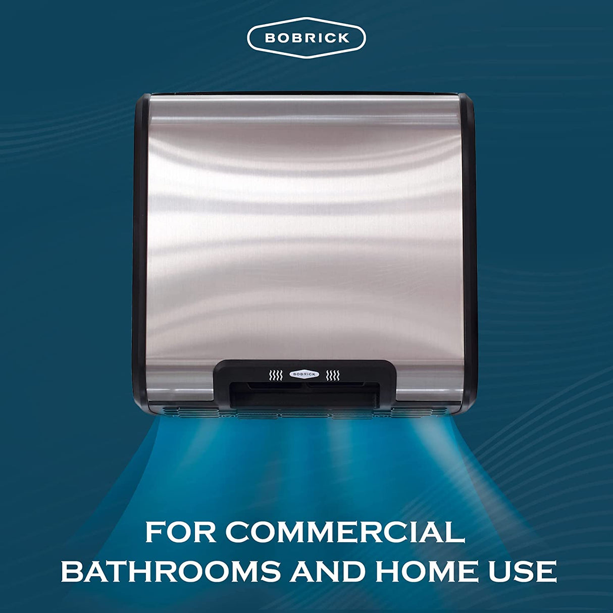 Bobrick B-7128 |  TrimDry Hand Dryer, Surface-Mounted, 115V, Stainless Steel