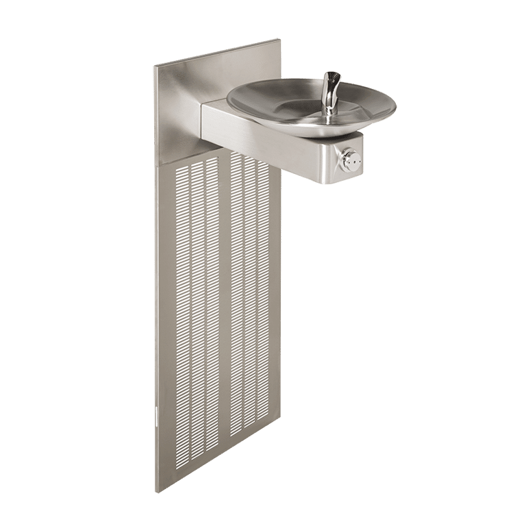 Haws 1001.8 | Vandal - Resistant Chilled Wall - Mount Fountain | 8 GPH - BottleFillingStations.com