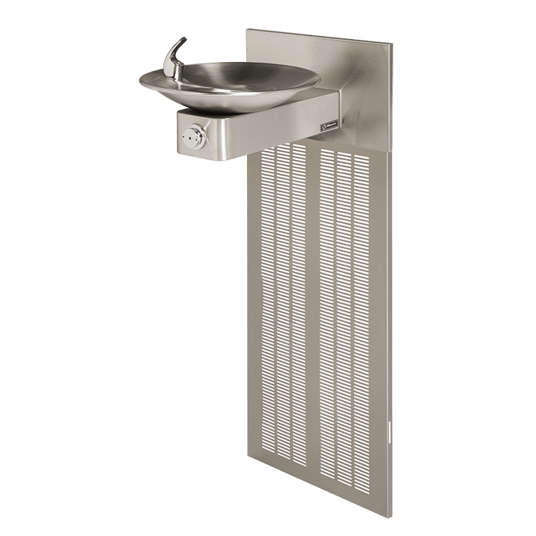 Haws 1001.8B | Vandal - Resistant Chilled Wall - Mount Fountain | 8 GPH - BottleFillingStations.com