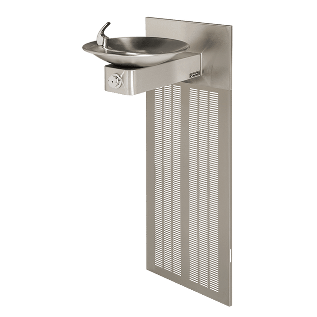 Haws 1001.8B | Vandal - Resistant Chilled Wall - Mount Fountain | 8 GPH - BottleFillingStations.com
