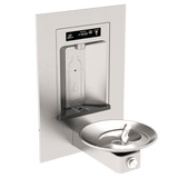 Haws 1001HS | RIVIVE™ Recessed Bottle Filler with Fountain | 1.1 GPM - BottleFillingStations.com
