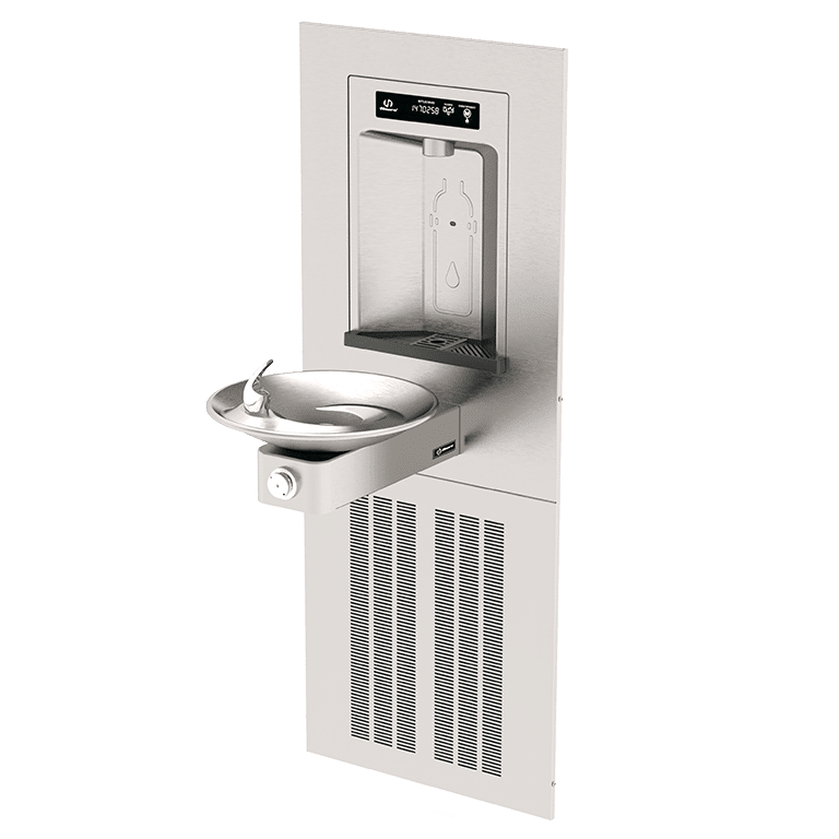 Haws 1001HSA.8 | RIVIVE® Chilled Recessed Bottle Filler & Fountain | 8 GPH - BottleFillingStations.com