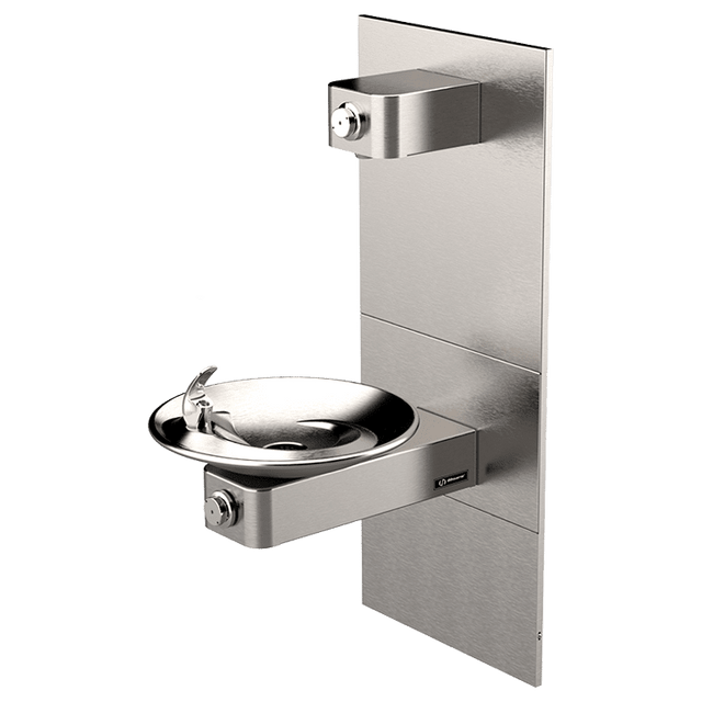 Haws 1001MSP | Vandal - Resistant Fountain & Bottle Filler Bundle | 1 GPM - BottleFillingStations.com