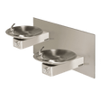 Haws 1011 | Hi - Lo Dual Wall Mount Fountain | 0.45 GPM - BottleFillingStations.com
