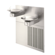 Haws 1011.8B | Chilled Vandal - Resistant Wall - Mount Dual Fountain | 8 GPH - BottleFillingStations.com