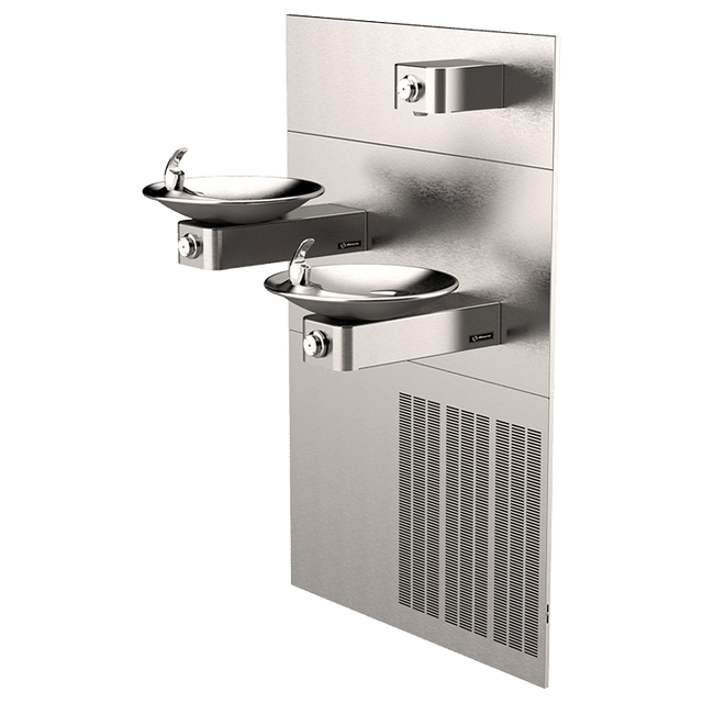 Haws 1011.8P | Vandal - Resistant Chilled Dual Fountain & Bottle Filler | 8 GPH - BottleFillingStations.com