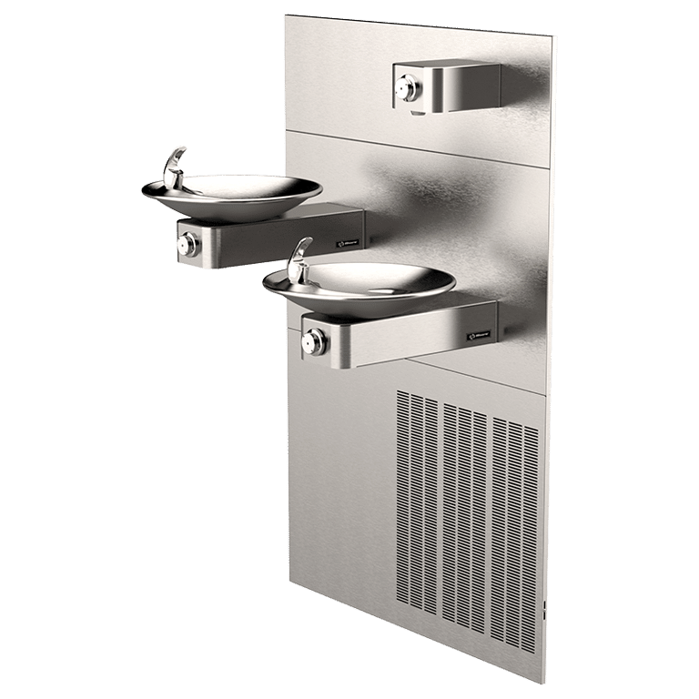 Haws 1011.8PF | Vandal - Resistant Chilled Dual Fountain & Bottle Filler | 8 GPH - BottleFillingStations.com