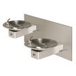 Haws 1011HO2 | Vandal - Resistant Motion - Activated Dual Fountain | 0.45 GPM - BottleFillingStations.com