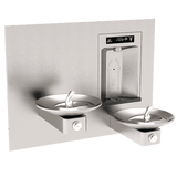 Haws 1011HS | Recessed Bottle Filler & Hi - Lo Fountains | 3,000 Gal. - BottleFillingStations.com
