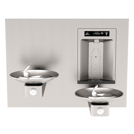 Haws 1011HS | Recessed Bottle Filler & Hi - Lo Fountains | 3,000 Gal. - BottleFillingStations.com