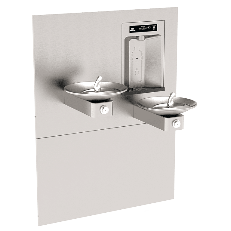 Haws 1011HSA | RIVIVE® Recessed Bottle Filler & Hi - Lo Fountains | 1.1 GPM - BottleFillingStations.com