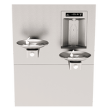Haws 1011HSA | RIVIVE® Recessed Bottle Filler & Hi - Lo Fountains | 1.1 GPM - BottleFillingStations.com