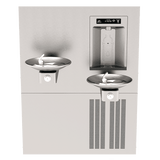 Haws 1011HSA.8 | RIVIVE Chilled Recessed Bottle Filler & Hi - Lo Fountains | 8 GPH - BottleFillingStations.com