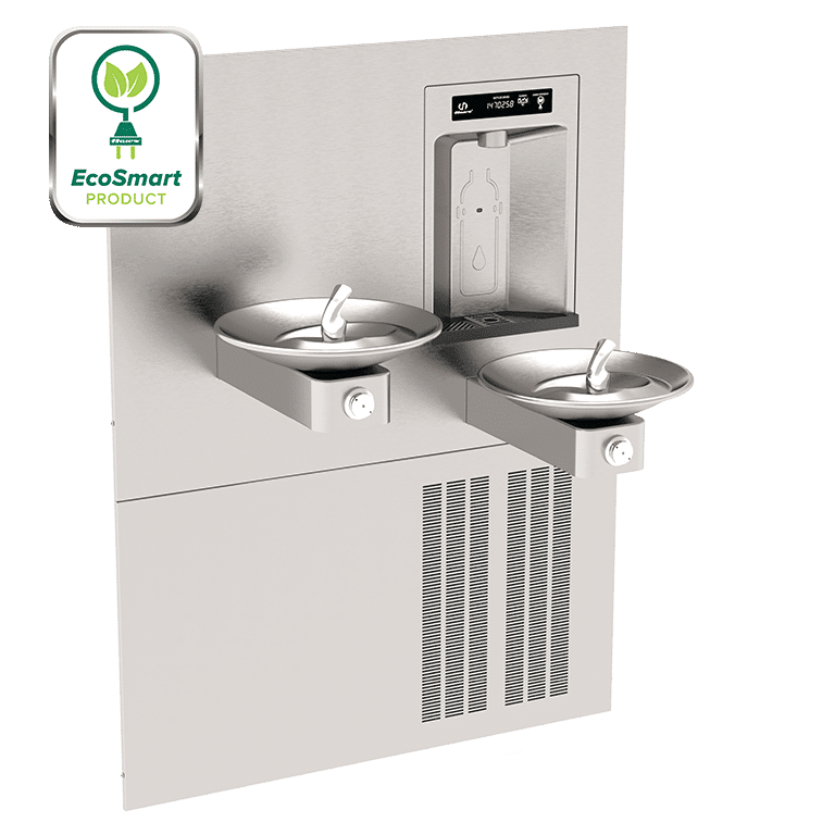 Haws 1011HSA.8 | RIVIVE Chilled Recessed Bottle Filler & Hi - Lo Fountains | 8 GPH - BottleFillingStations.com