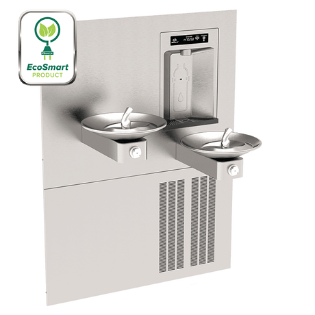 Haws 1011HSA.8 | RIVIVE Chilled Recessed Bottle Filler & Hi - Lo Fountains | 8 GPH - BottleFillingStations.com