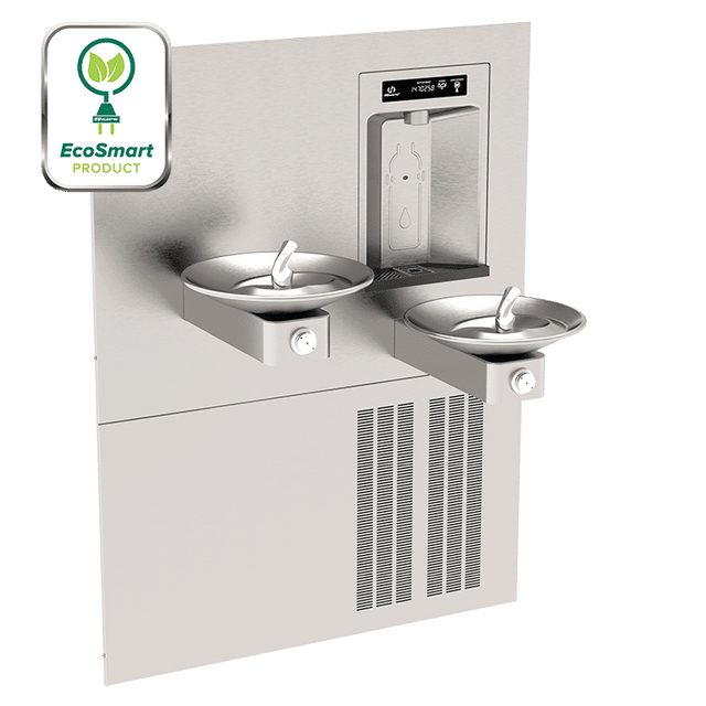 Haws 1011HSA.8 | RIVIVE Chilled Recessed Bottle Filler & Hi - Lo Fountains | 8 GPH - BottleFillingStations.com