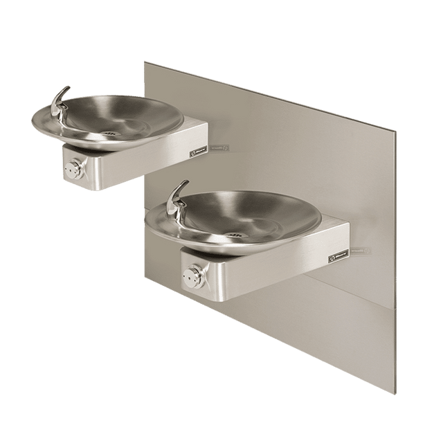 Haws 1011MS | Vandal - Resistant Dual Drinking Fountain | 0.45 GPM - BottleFillingStations.com