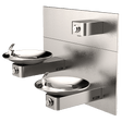 Haws 1011P | Dual Vandal - Resistant Fountain & Bottle Filler | 1 GPM - BottleFillingStations.com