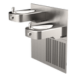 Haws 1117.8B | Dual Chilled Vandal - Resistant Wall Fountain | 8 GPH - BottleFillingStations.com