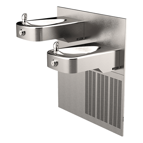 Haws 1117.8B | Dual Chilled Vandal - Resistant Wall Fountain | 8 GPH - BottleFillingStations.com