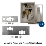 Haws 1119FRP | Freeze - Resistant Dual Drinking Fountain & Bottle Filler | 1 GPM & 0.45 GPM - BottleFillingStations.com