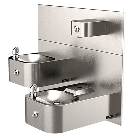 Haws 1119FRP | Freeze - Resistant Dual Drinking Fountain & Bottle Filler | 1 GPM & 0.45 GPM - BottleFillingStations.com